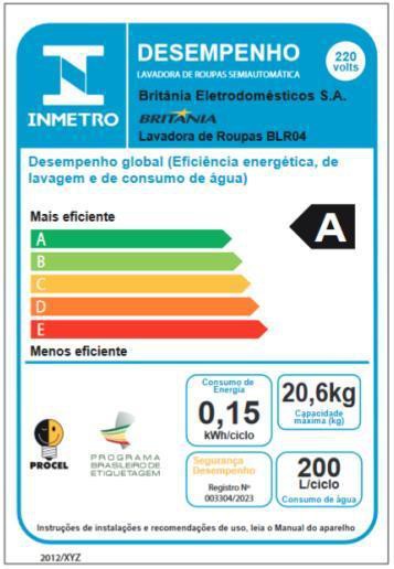 Máquina de Lavar Roupas Britânia BLR04 20,6kg Branca 220V-ns_212886_6