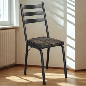 Cadeira Tubular Europa Preto ARTEF