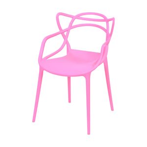 Cadeira Solna Rosa em Polipropileno Or Design