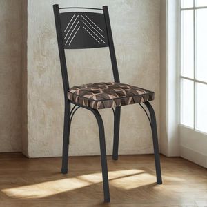 Cadeira Tubular Europa 151 Preto Assento ARTEF