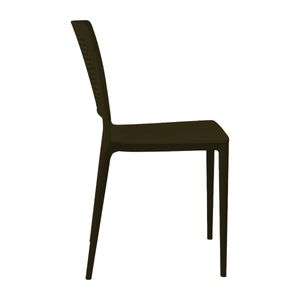 Cadeira Empilhável Vênus Bronze em Polipropileno Acrilys