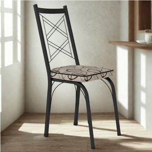 Cadeira Tubular Europa 143 Preto ARTEF