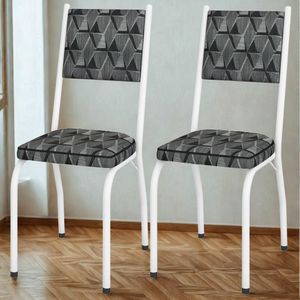 Kit 2 Cadeiras Tubular Europa 258 Bc